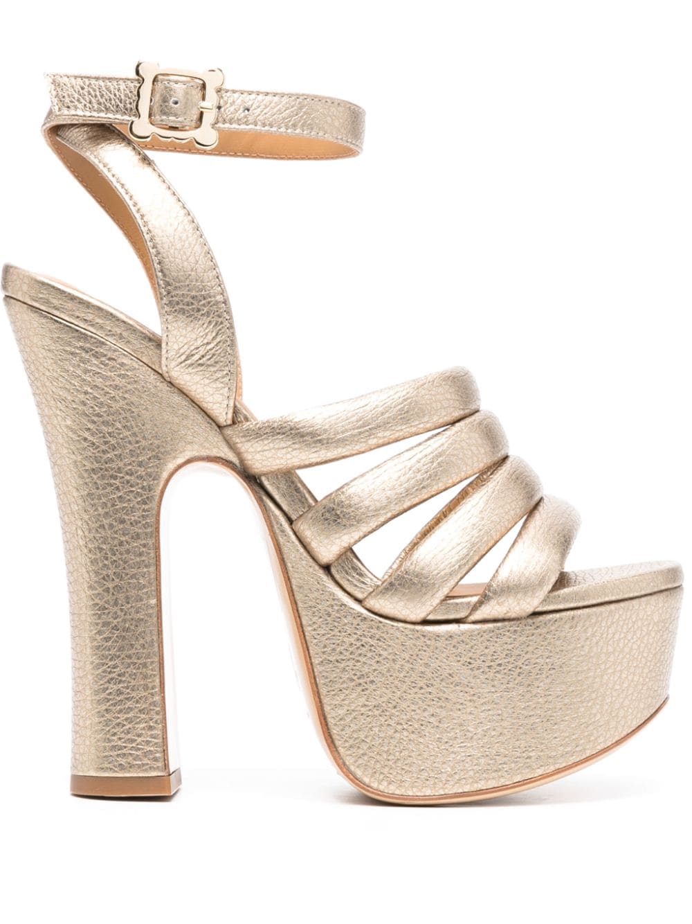 Vivienne Westwood Britney 160mm leather platform sandals - Gold von Vivienne Westwood