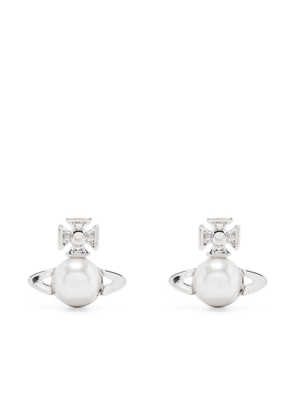 Vivienne Westwood Balbina stud earrings - Silver von Vivienne Westwood