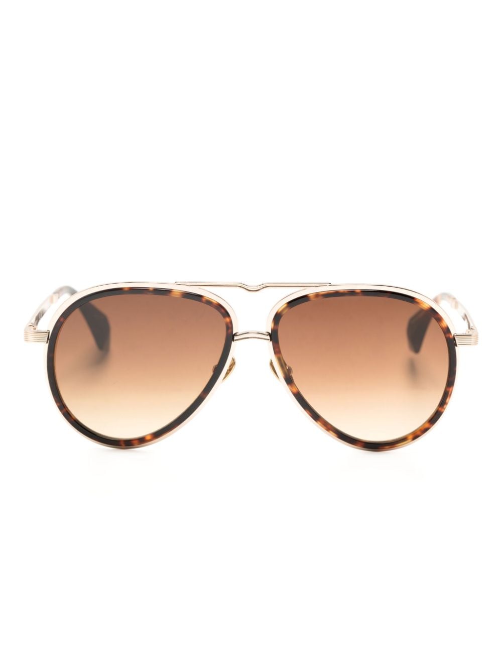 Vivienne Westwood Cale tortoiseshell pilot-frame sunglasses - Gold von Vivienne Westwood