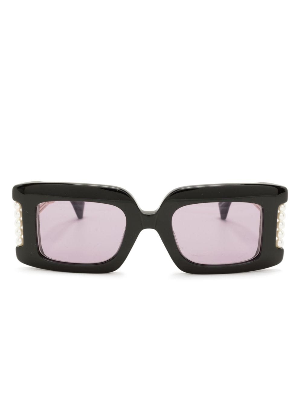 Vivienne Westwood Judy rectangle-frame sunglasses - Black von Vivienne Westwood