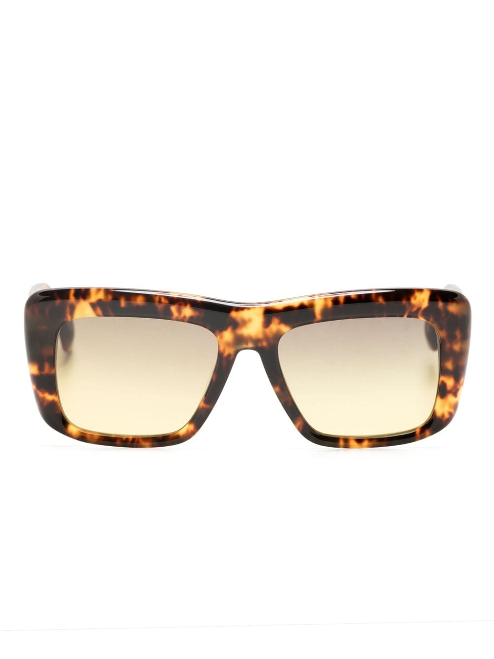 Vivienne Westwood Laurent tortoiseshell rectangle-frame sunglasses - Yellow von Vivienne Westwood