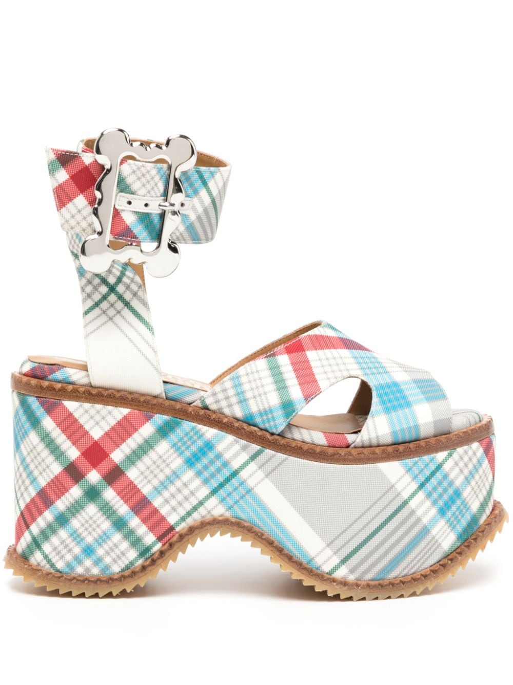 Vivienne Westwood London 110mm check-pattern sandals - Multicolour von Vivienne Westwood