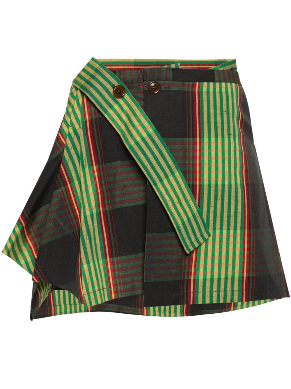 Vivienne Westwood Meghan tartan mini skirt - Green von Vivienne Westwood