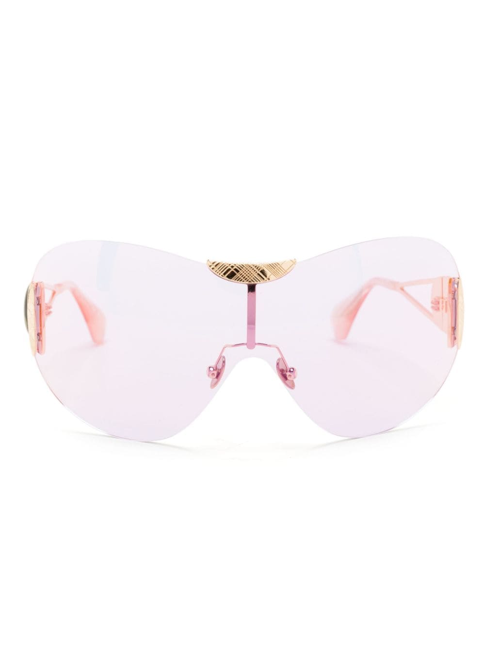 Vivienne Westwood Tina rimless oversize-frame sunglasses - Gold von Vivienne Westwood
