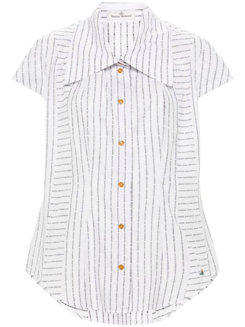 Vivienne Westwood Twisted Bagatelle shirt - White von Vivienne Westwood