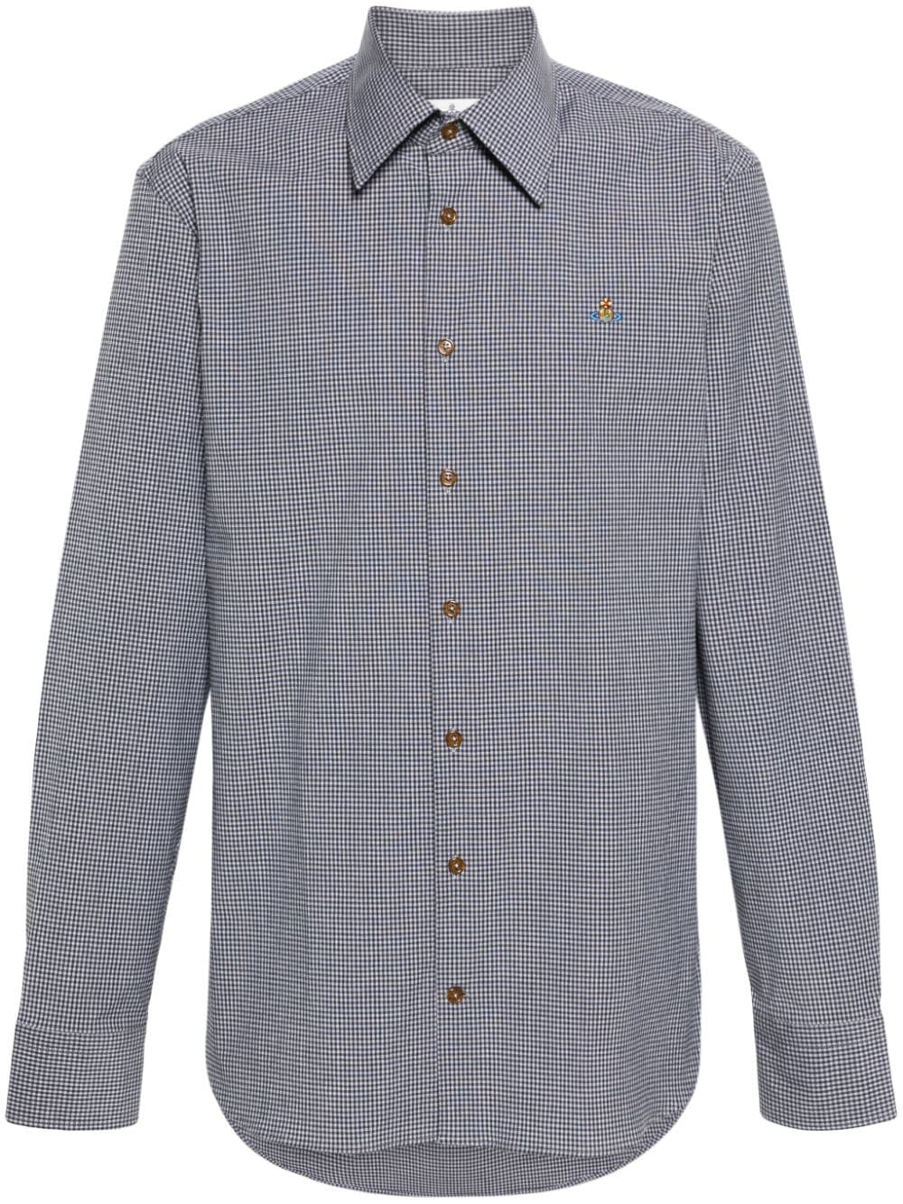 Vivienne Westwood gingham-check buttoned shirt - Black von Vivienne Westwood