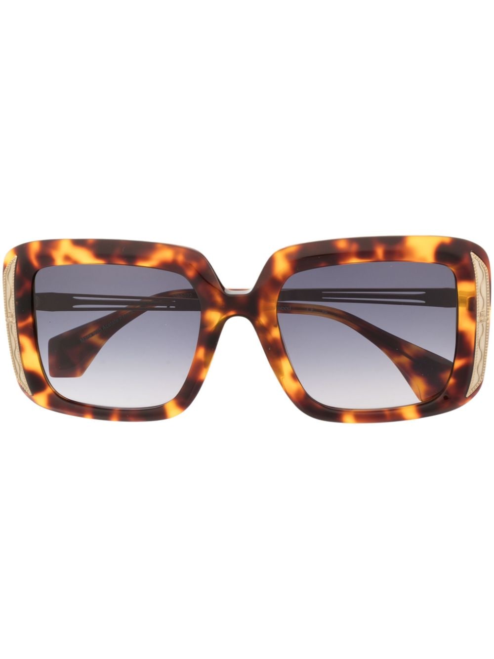 Vivienne Westwood tortoiseshell square-frame sunglasses - Brown von Vivienne Westwood