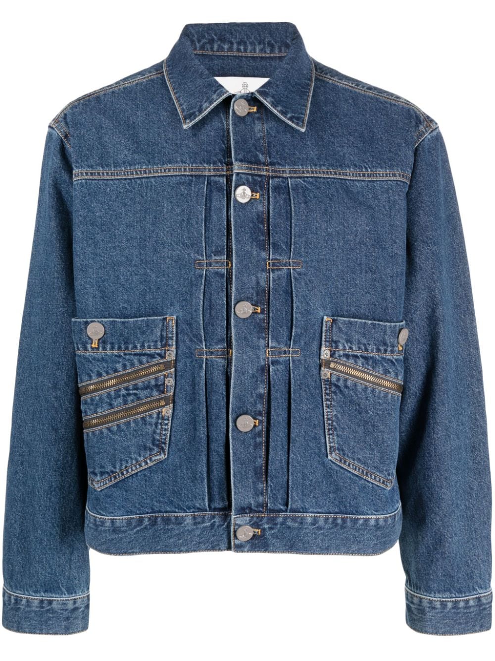 Vivienne Westwood Spray Orb Marlene jacket - Blue von Vivienne Westwood