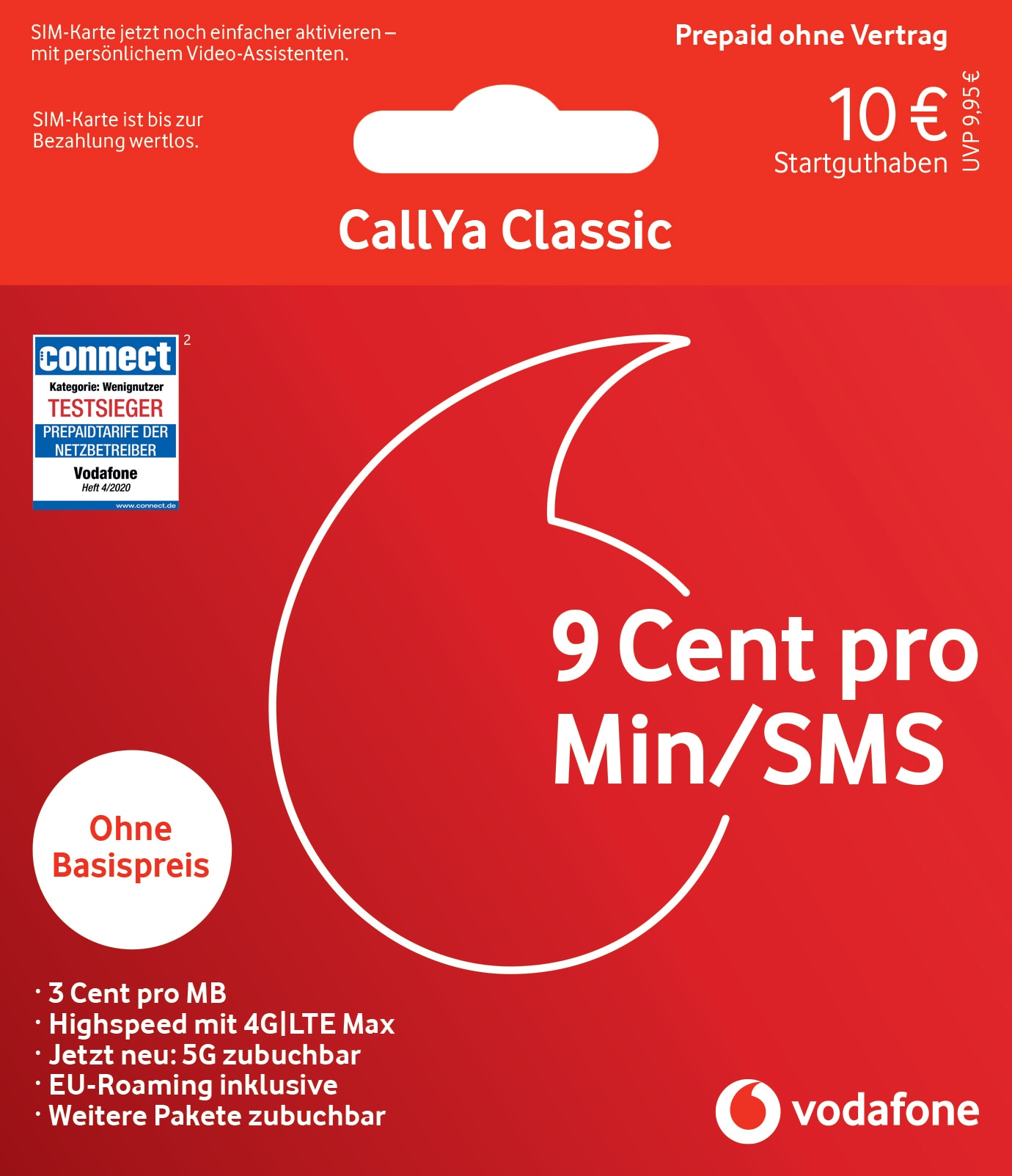 Vodafone Prepaidkarte »CallYa Classic« von Vodafone