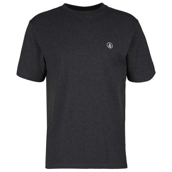 Volcom - Circle Blanks Heather S/S - T-Shirt Gr L schwarz von Volcom