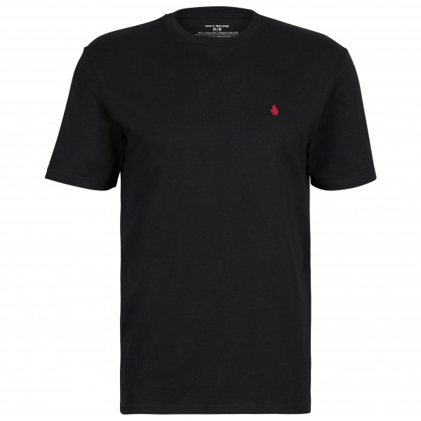 Volcom - Stone Blanks Basic S/S - T-Shirt Gr L schwarz von Volcom