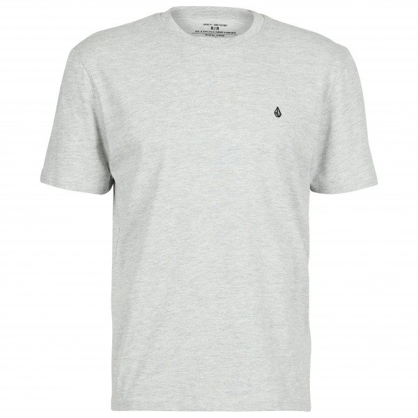 Volcom - Stone Blanks Basic S/S - T-Shirt Gr S grau von Volcom