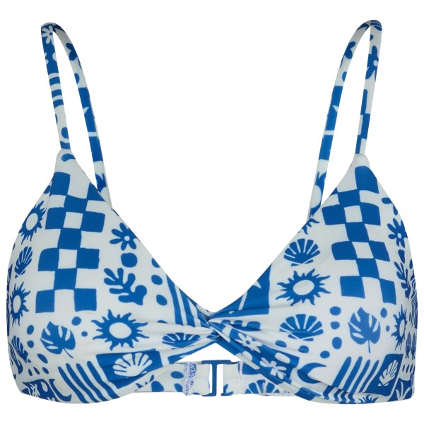 Volcom - Women's Island Dream Crop - Bikini-Top Gr XS blau von Volcom
