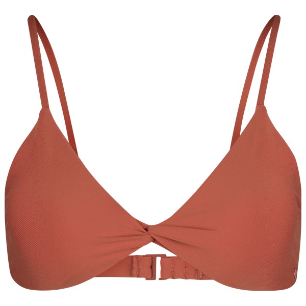 Volcom - Women's Simply Seamless V-Neck - Bikini-Top Gr XS orange von Volcom