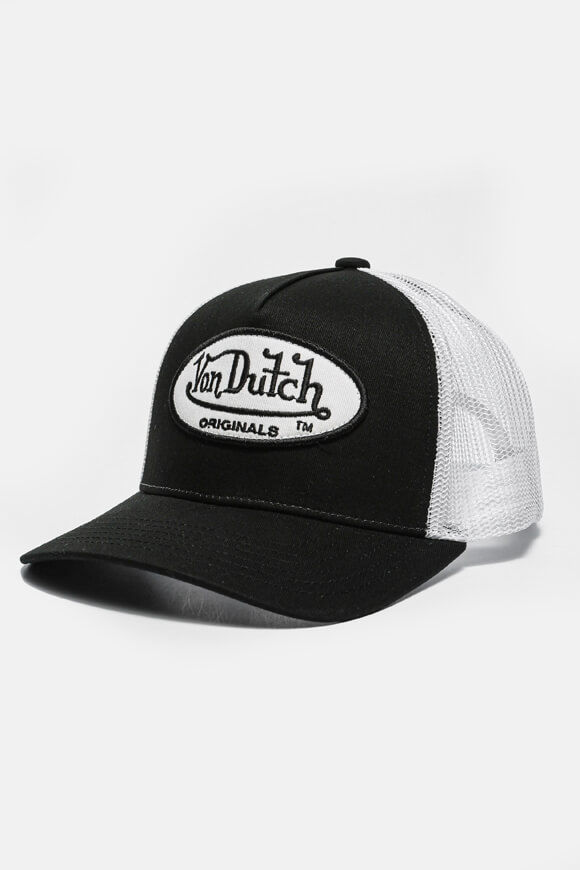 Von Dutch Trucker Cap / Snapback | Black + White | Herren  | Einheitsgroesse von Von Dutch
