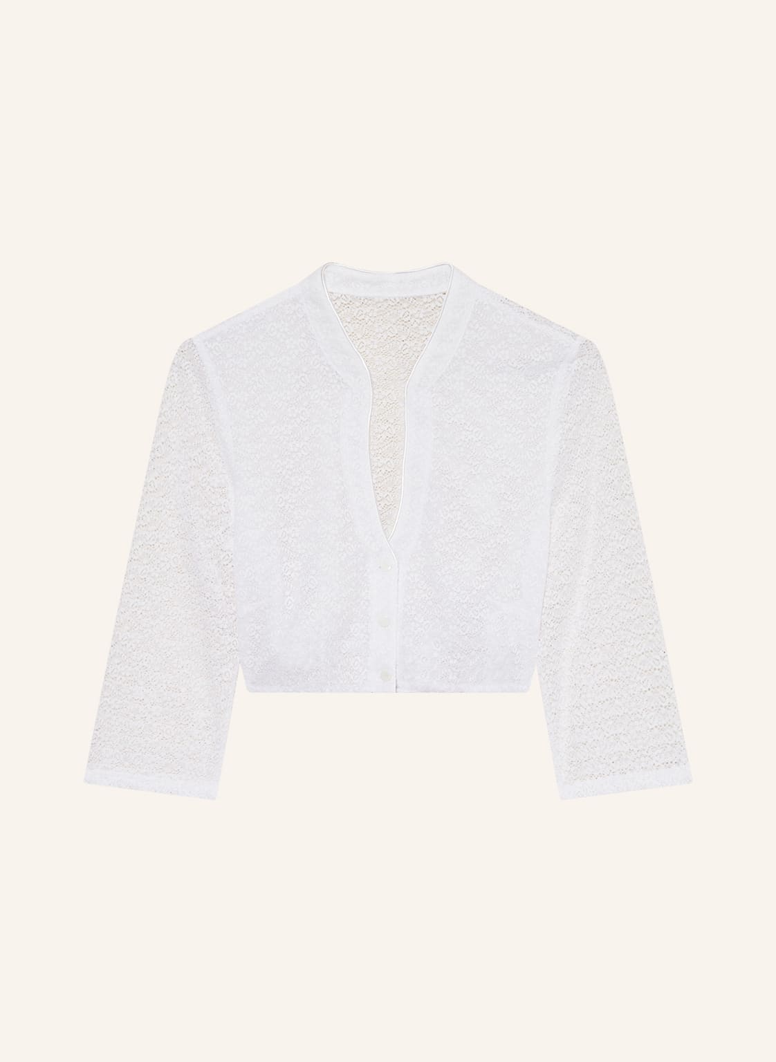 Waldorff Dirndlbluse Mit 3/4-Arm weiss Waldorff Dirndlbluse Mit 3/4-Arm weiss von WALDORFF