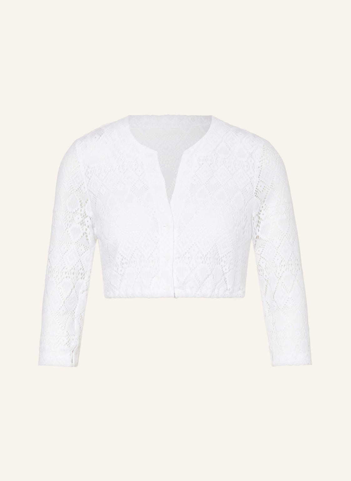 Waldorff Dirndlbluse Mit 3/4-Arm weiss Waldorff Dirndlbluse Mit 3/4-Arm weiss von WALDORFF