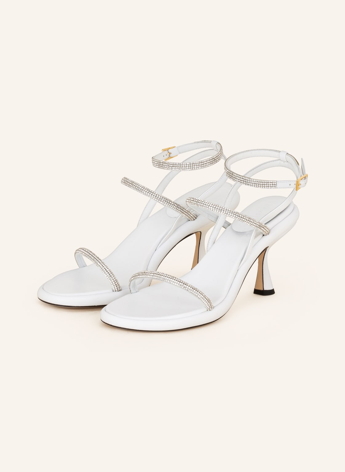 Wandler Sandaletten June Mit Schmucksteinen weiss Wandler Sandaletten June Mit Schmucksteinen weiss von WANDLER