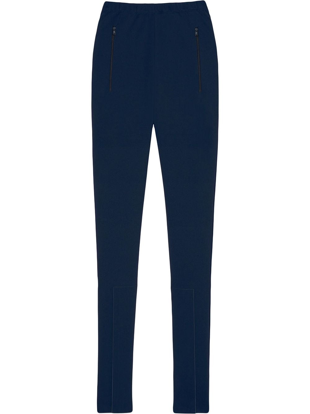 WARDROBE.NYC front ankle-zip leggings - Blue von WARDROBE.NYC