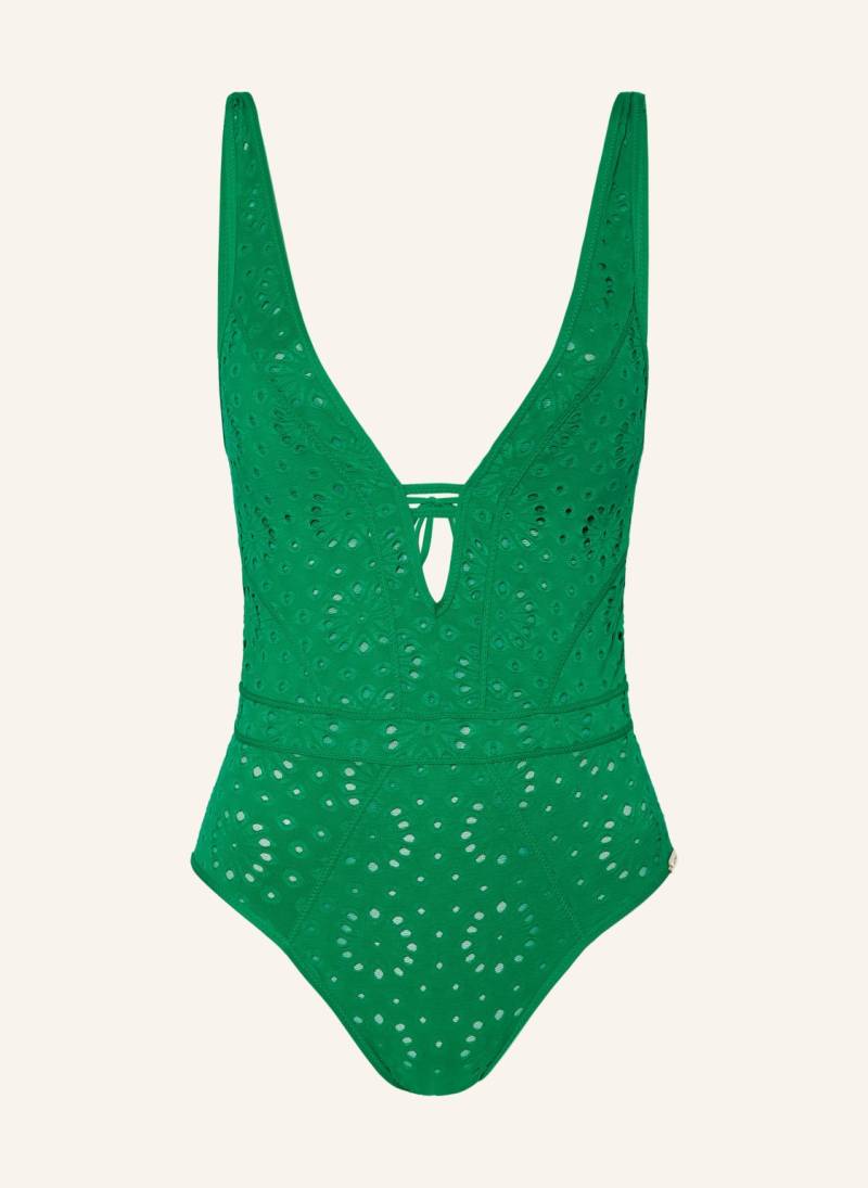 Watercult Badeanzug Riviera Notes gruen von WATERCULT
