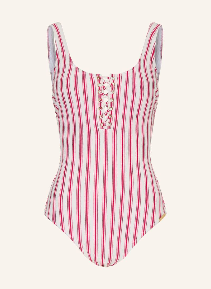 Watercult Badeanzug Seaside Splash rot von WATERCULT