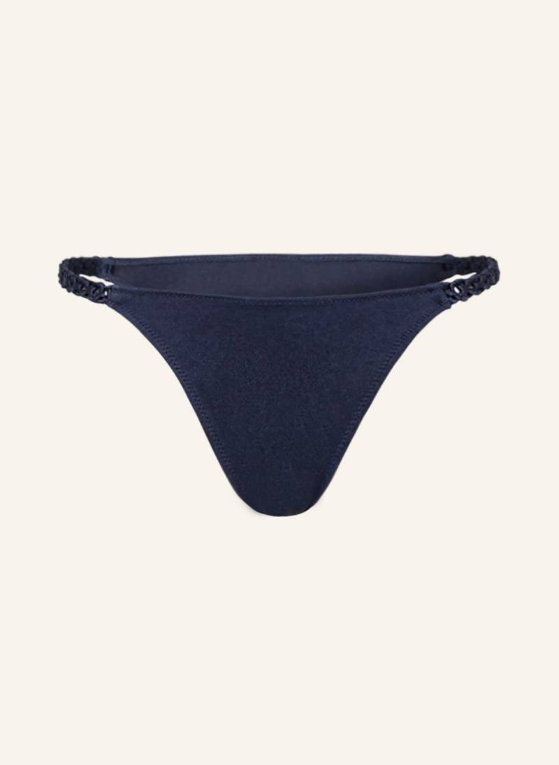 Watercult Triangel-Bikini-Hose Makramé Love blau von WATERCULT