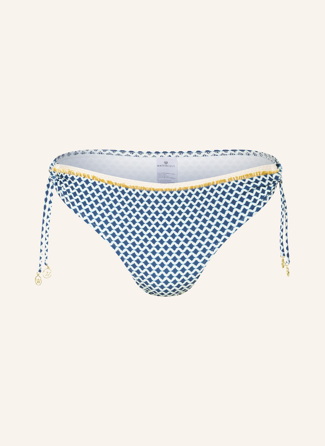 Watercult Triangel-Bikini-Hose Nautic Call blau von WATERCULT