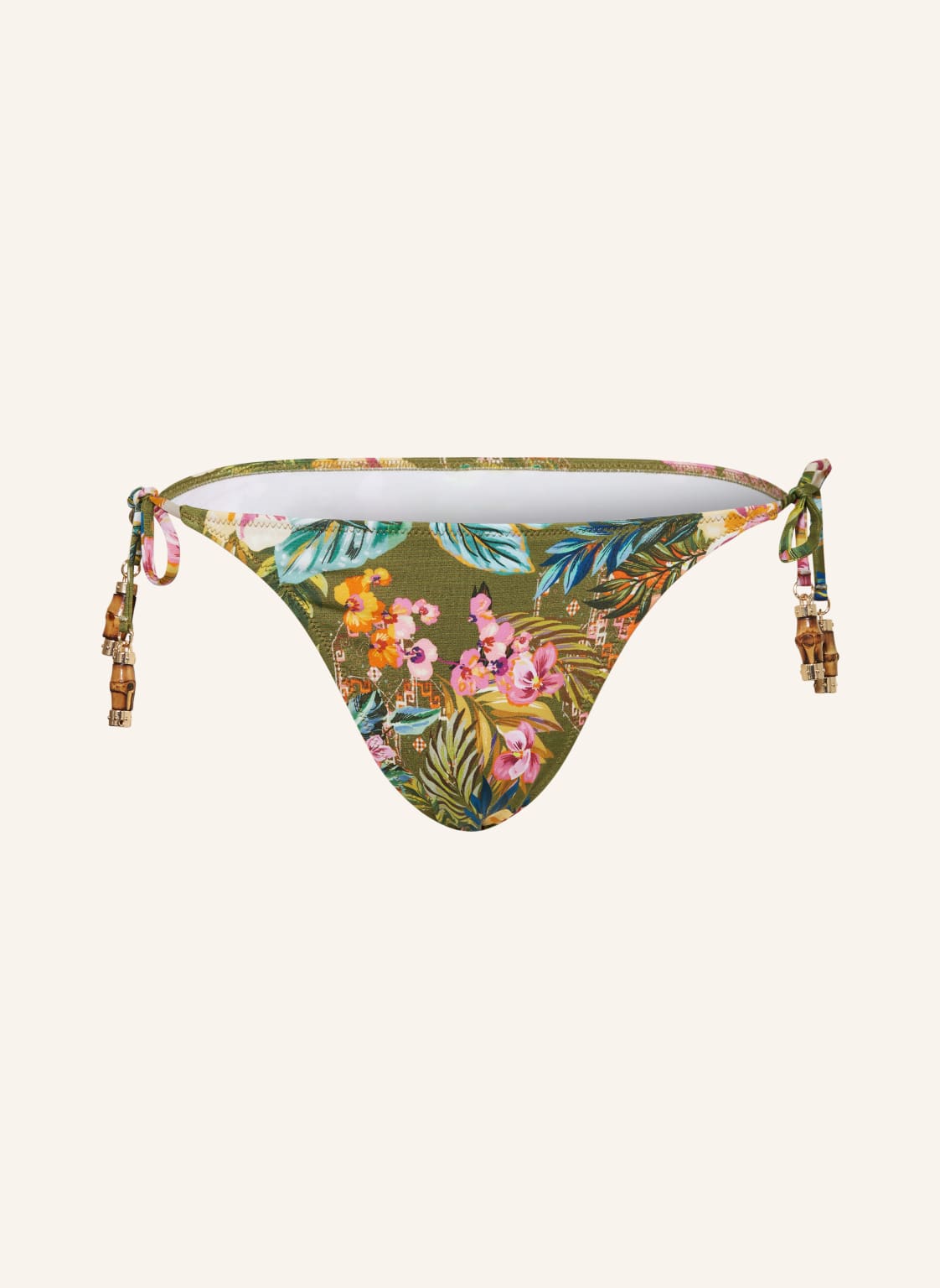 Watercult Triangel-Bikini-Hose Sunset Florals gruen von WATERCULT