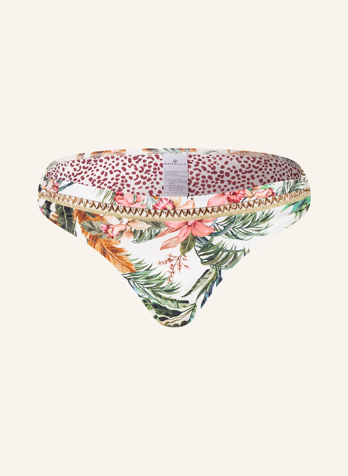 Watercult Triangel-Bikini-Slip Exotic Dive weiss von WATERCULT