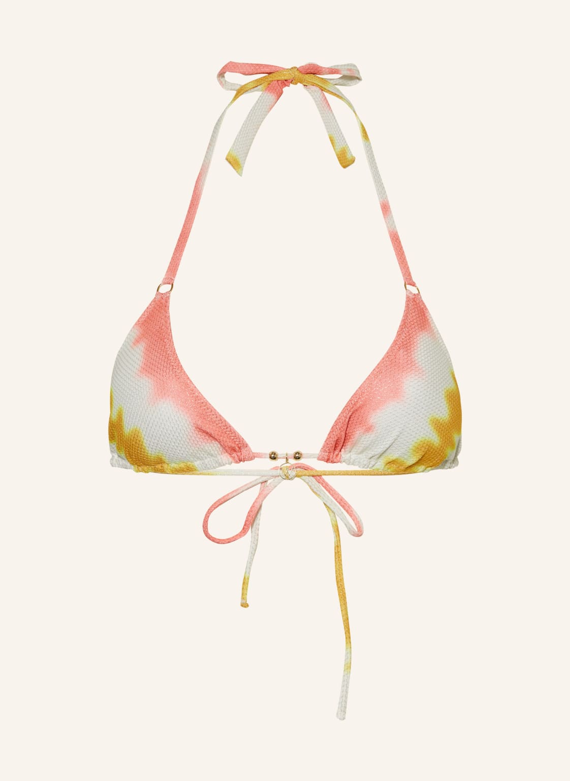Watercult Triangel-Bikini-Top Summer Muse Mit Glitzergarn rosa von WATERCULT