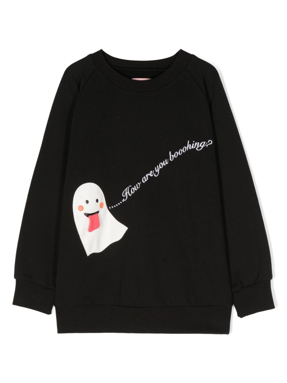 WAUW CAPOW by BANGBANG Booohing graphic-print sweatshirt - Black von WAUW CAPOW by BANGBANG