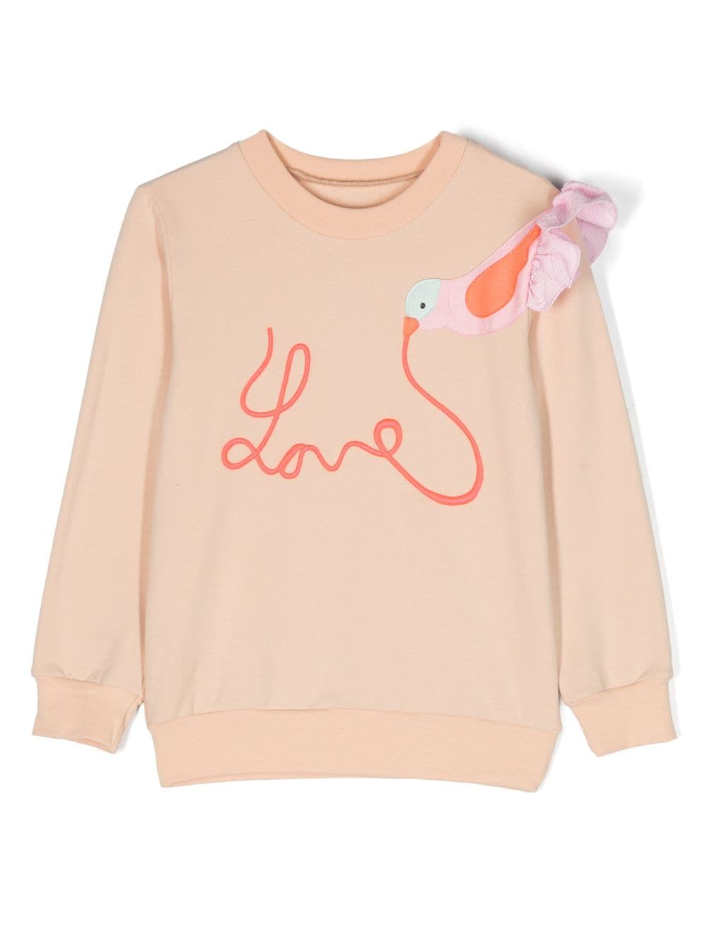 WAUW CAPOW by BANGBANG Lucia Love embroidered-motif sweatshirt - Neutrals von WAUW CAPOW by BANGBANG