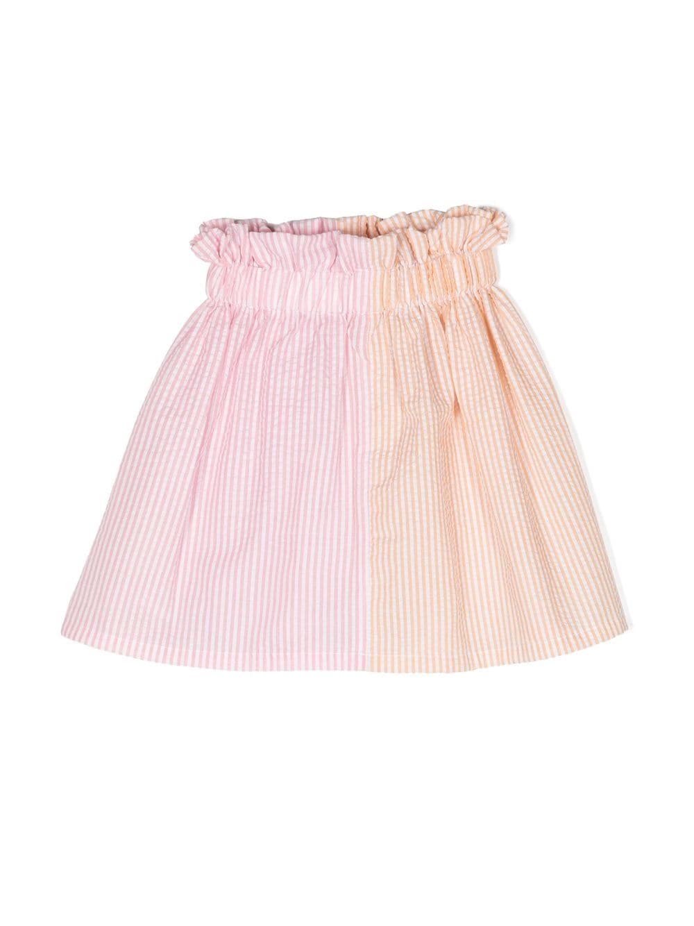 WAUW CAPOW by BANGBANG Rosemary ruffled-detail cotton skirt - Pink von WAUW CAPOW by BANGBANG