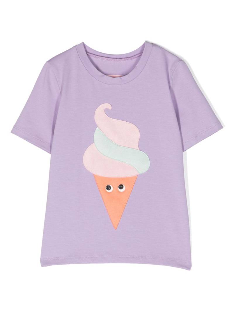 WAUW CAPOW by BANGBANG Vacay ice cream-patch T-shirt - Purple von WAUW CAPOW by BANGBANG