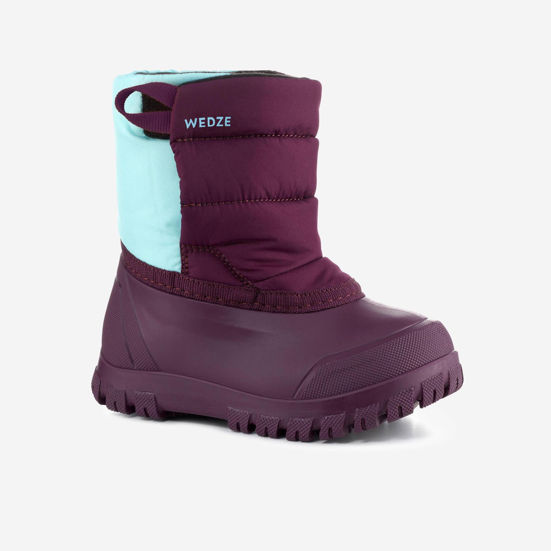 Schneestiefel Warm Baby Violett/türkis Unisex Lila 21 von WEDZE