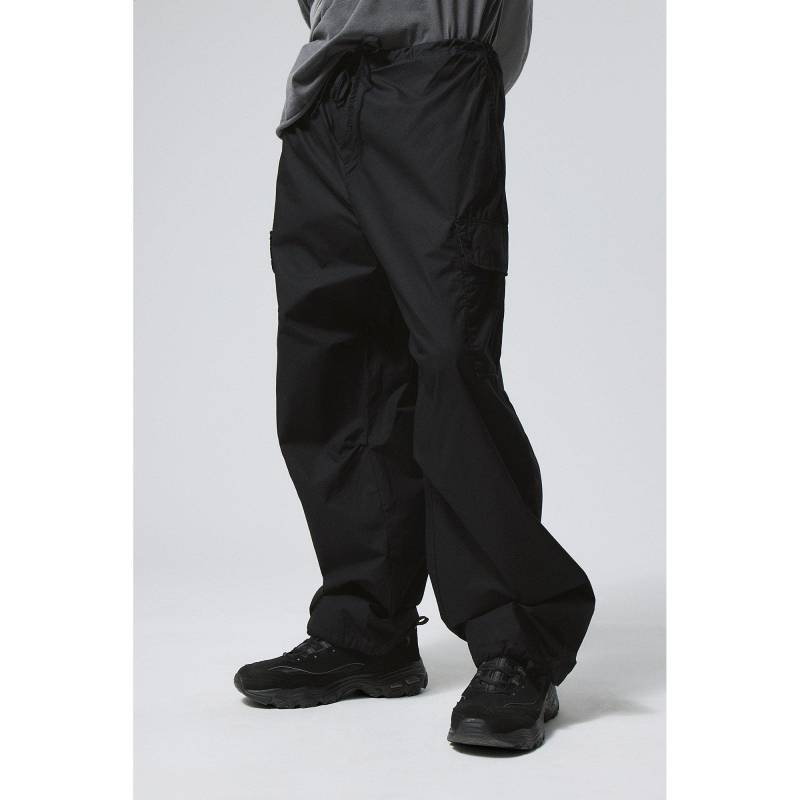 Cargohose, Regular Fit Herren Black L von WEEKDAY