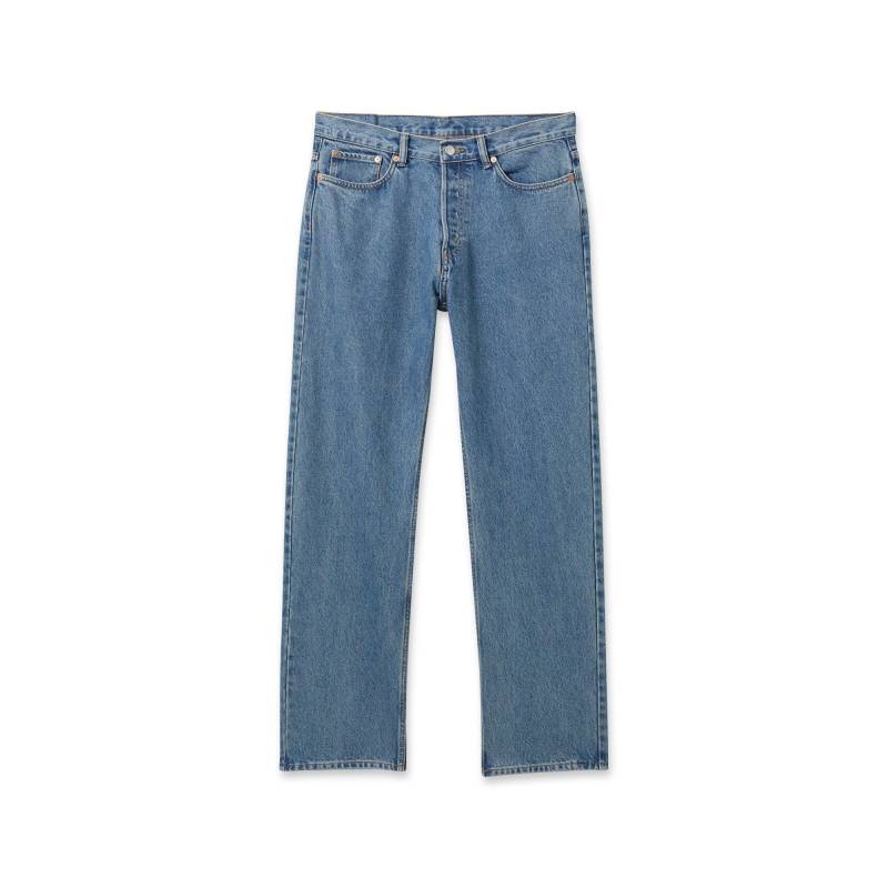 Jeans, Regular Fit Herren Blau L30/W33 von WEEKDAY