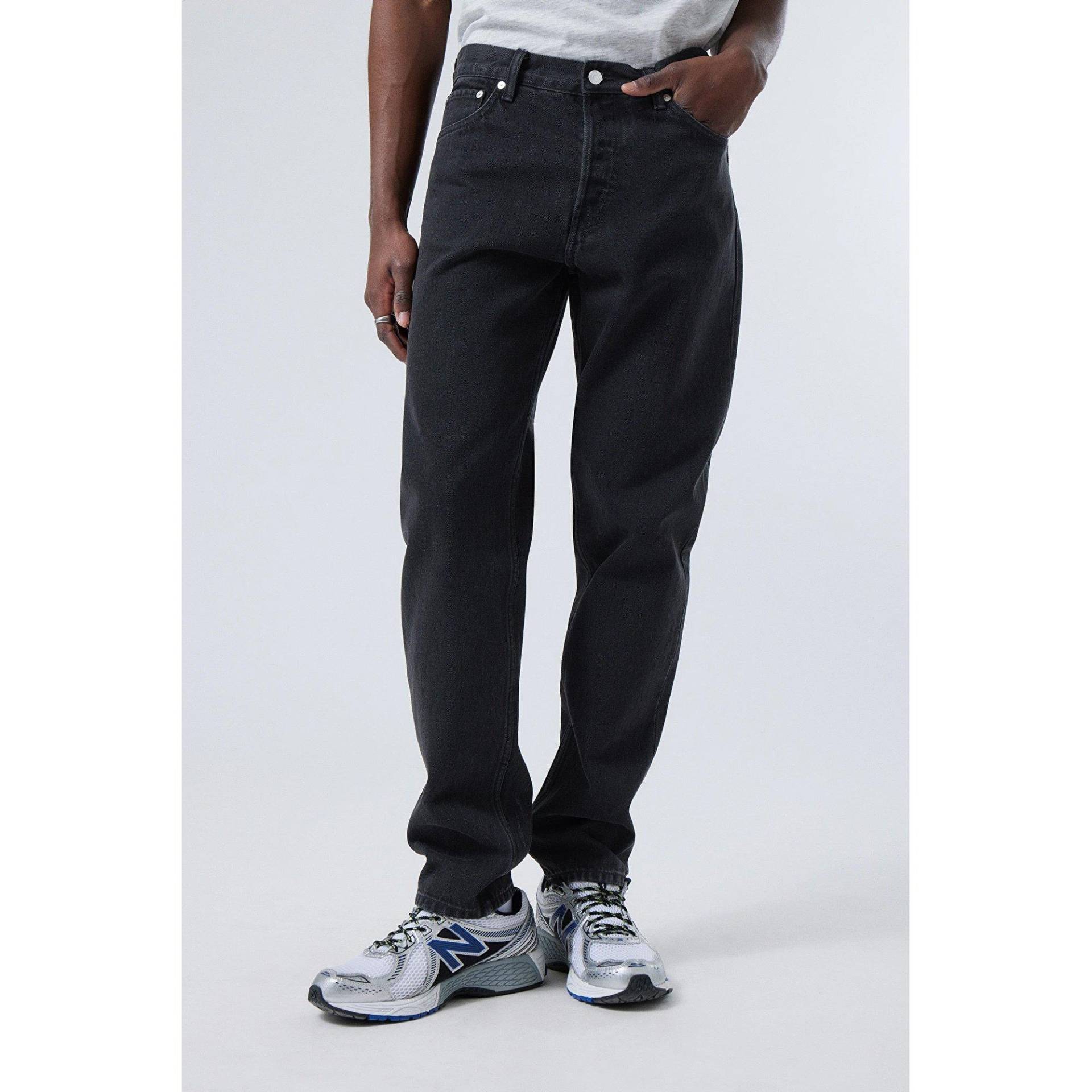 Jeans, Tapered Fit Herren Black L30/W33 von WEEKDAY