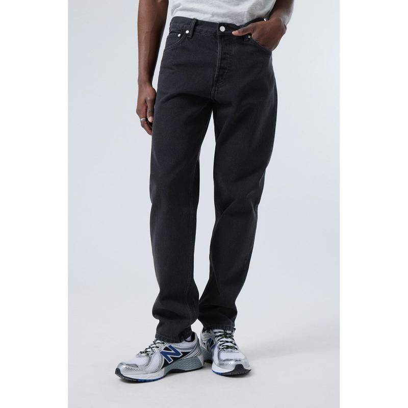 Jeans, Tapered Fit Herren Black L32/W30 von WEEKDAY