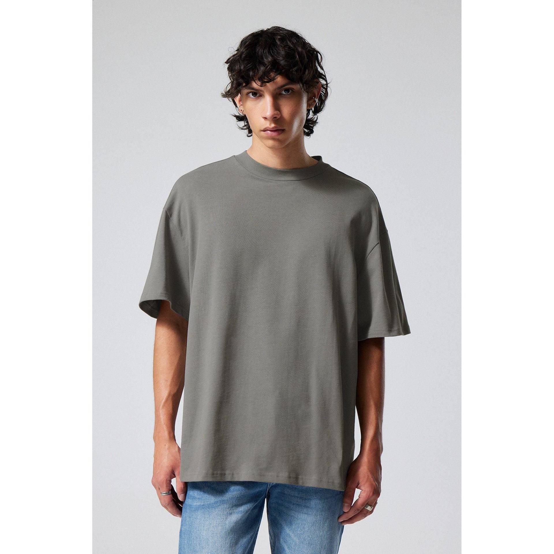 T-shirt Herren Grau L von WEEKDAY