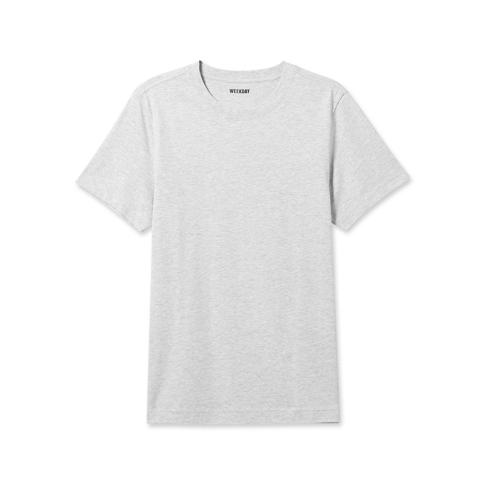 T-shirt Herren Grau Melange L von WEEKDAY