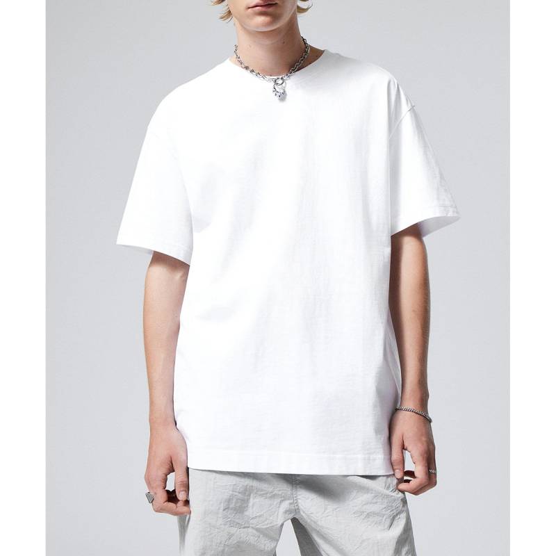 T-shirt Herren Weiss L von WEEKDAY