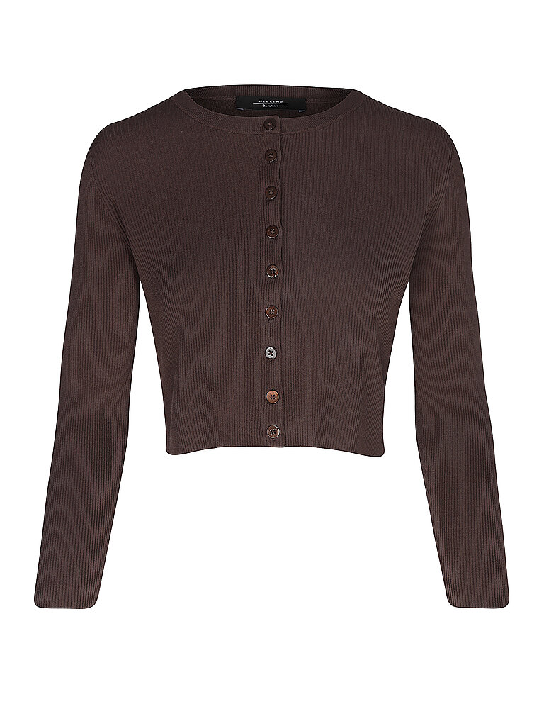 WEEKEND MAX MARA Strickjacke MAGIARO braun | M von WEEKEND MAX MARA