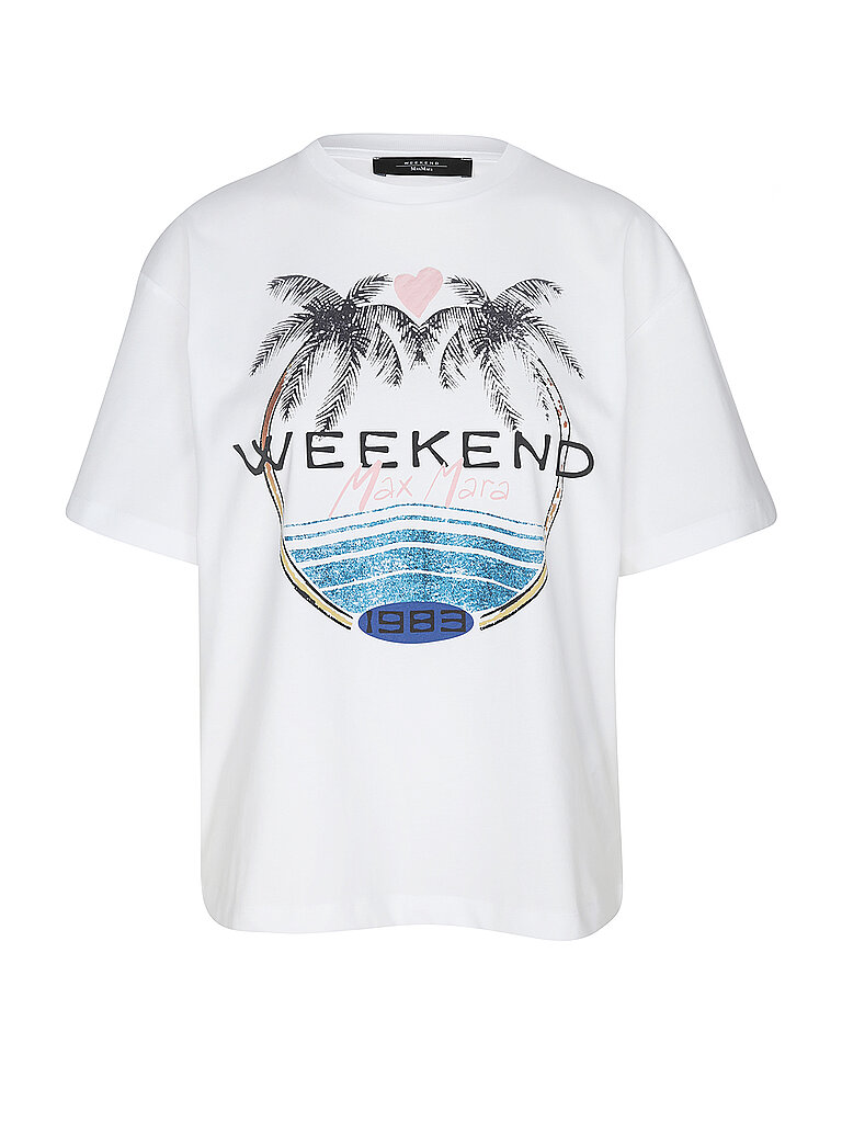 WEEKEND MAX MARA T-Shirt Oversized Fit VITERBO weiss | L von WEEKEND MAX MARA