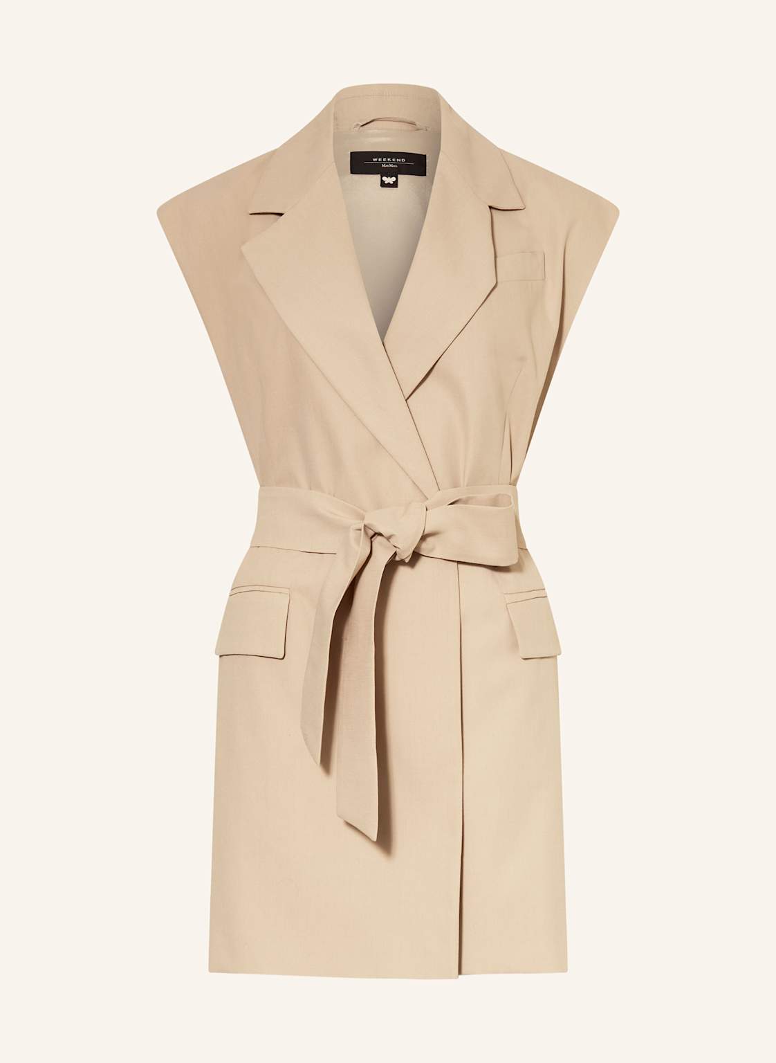 Weekend Max Mara Blazerweste Detroit beige von WEEKEND Max Mara