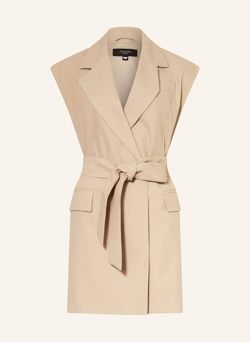 Weekend Max Mara Blazerweste Detroit beige von WEEKEND Max Mara