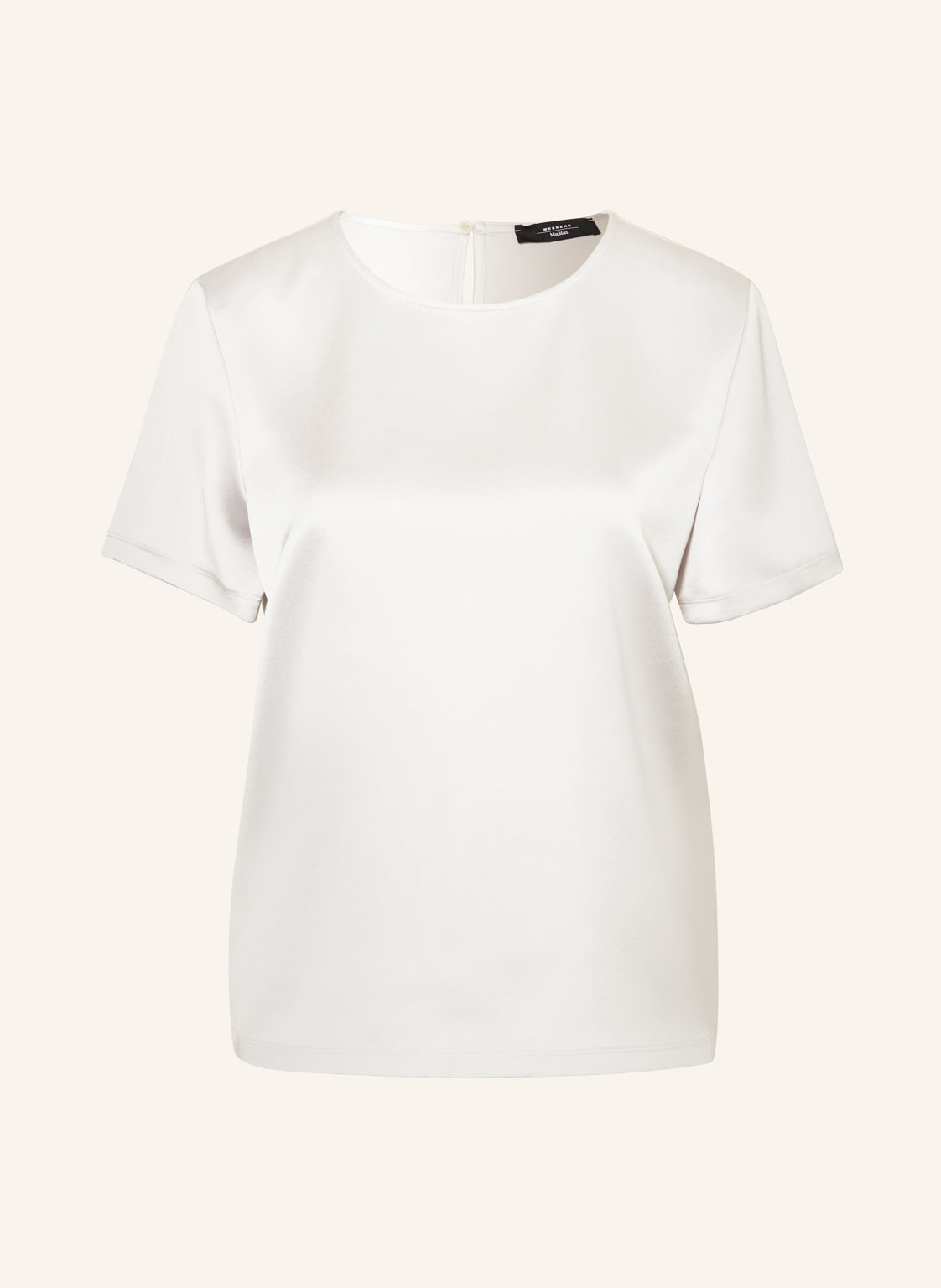 Weekend Max Mara Blusenshirt Amburgo Im Materialmix grau Weekend Max Mara Blusenshirt Amburgo Im Materialmix grau von WEEKEND Max Mara