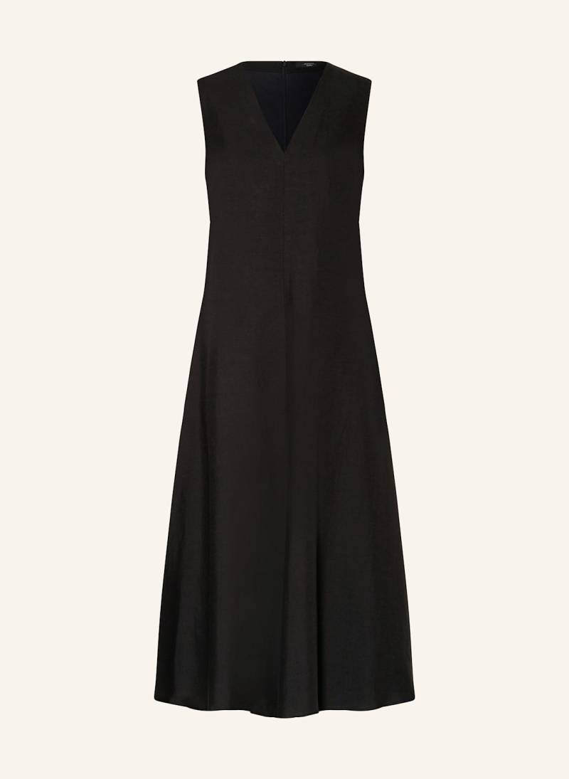 Weekend Max Mara Kleid Egoista Mit Leinen schwarz von WEEKEND Max Mara