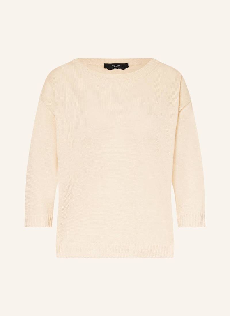 Weekend Max Mara Leinenpullover Selz Mit 3/4-Arm weiss von WEEKEND Max Mara