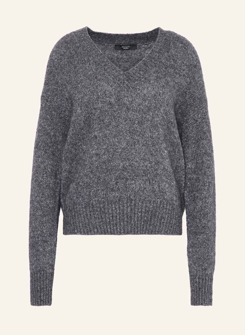 Weekend Max Mara Pullover Visita Mit Alpaka grau von WEEKEND Max Mara